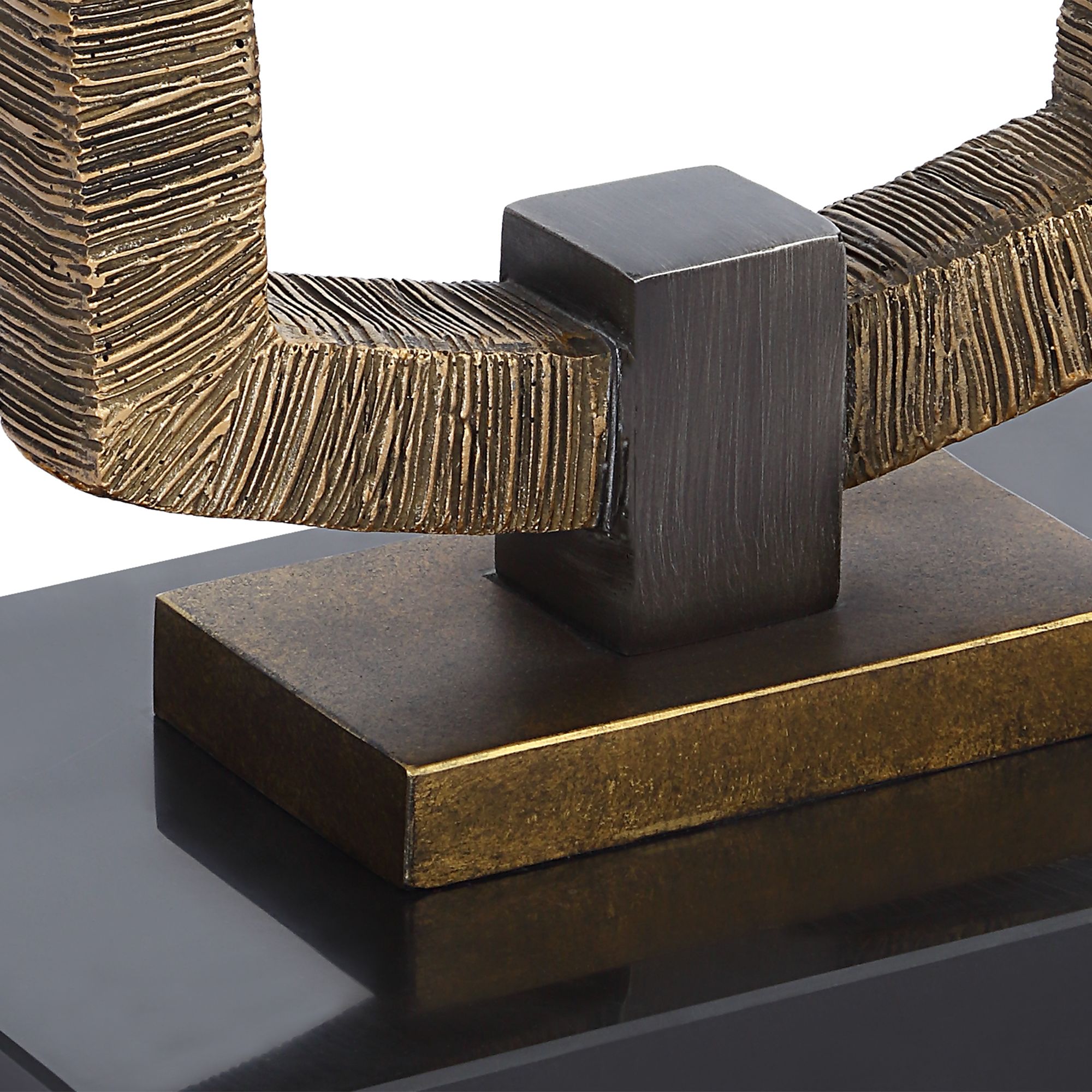 Uttermost Relic Antiqued Gold Floor Lamp