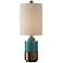 Uttermost Rema Bright Turquoise Glaze Ceramic Table Lamp