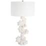 2_Uttermost Remnant 32" High Sculptural White Faux Stone Table Lamp