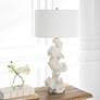 3_Uttermost Remnant 32" High Sculptural White Faux Stone Table Lamp more views