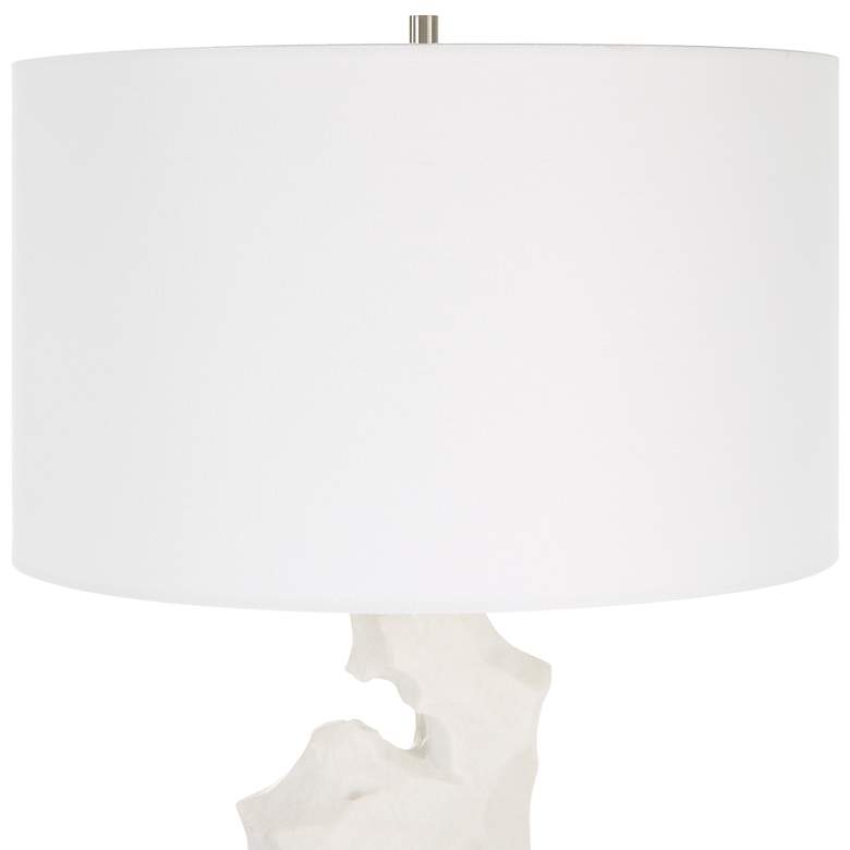 Image 5 Uttermost Remnant 32" High Sculptural White Faux Stone Table Lamp more views