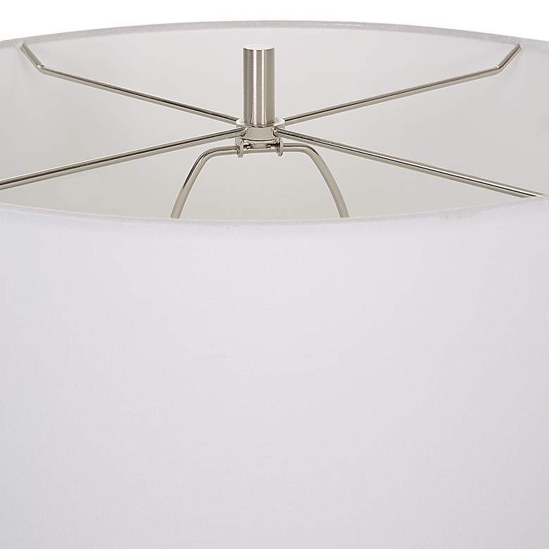 Image 6 Uttermost Remnant 32" High Sculptural White Faux Stone Table Lamp more views