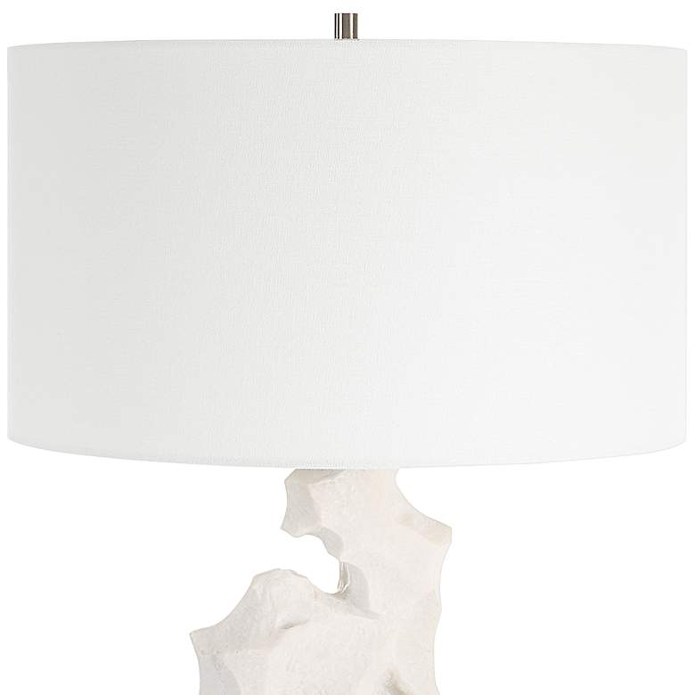 Image 4 Uttermost Remnant White Stone Marble Table Lamp more views