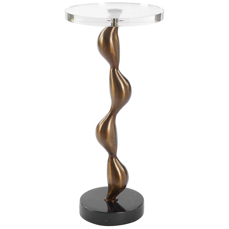Image 2 Uttermost Remolino 22 1/4" High Cast Iron Drink Table
