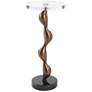 2_Uttermost Remolino 22 1/4" High Cast Iron Drink Table