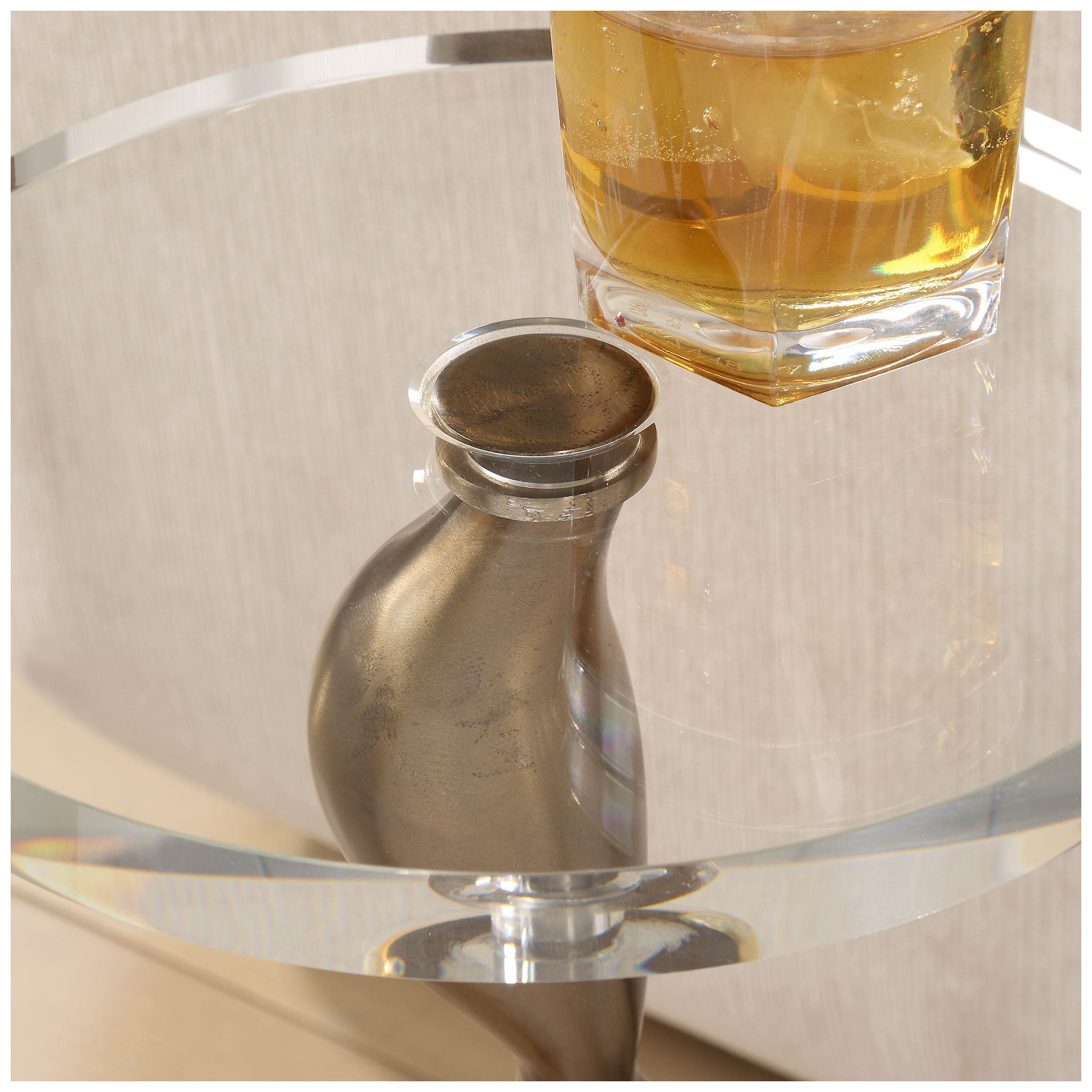 Image 7 Uttermost Remolino 22 1/4" High Cast Iron Drink Table more views