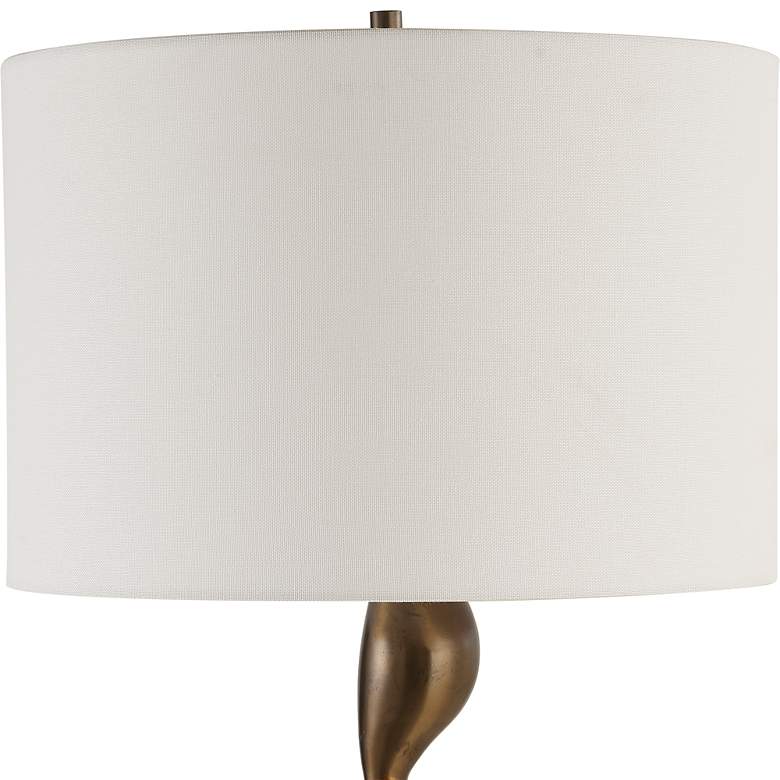 Image 5 Uttermost Remolino 32 3/4" High Bronze Cast Iron Table Lamp more views