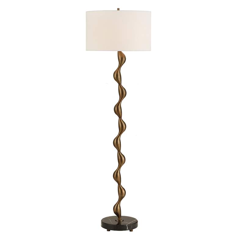 Image 1 Uttermost Remolino 65" Bronze Floor Lamp