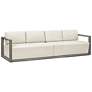 7_Uttermost Remsen Weathered Gray Mahogany Outdoor Sofa more views