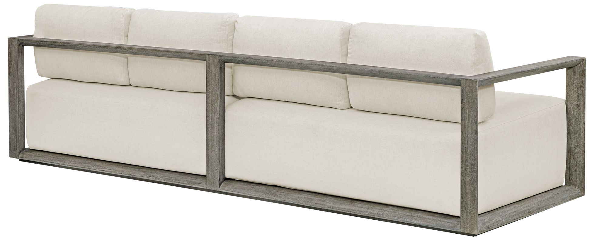 Uttermost Remsen Weathered Gray Mahogany Outdoor Sofa