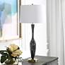 4_Uttermost Remy 32 1/2" Modern Dark Navy Blue Ceramic Table Lamp more views