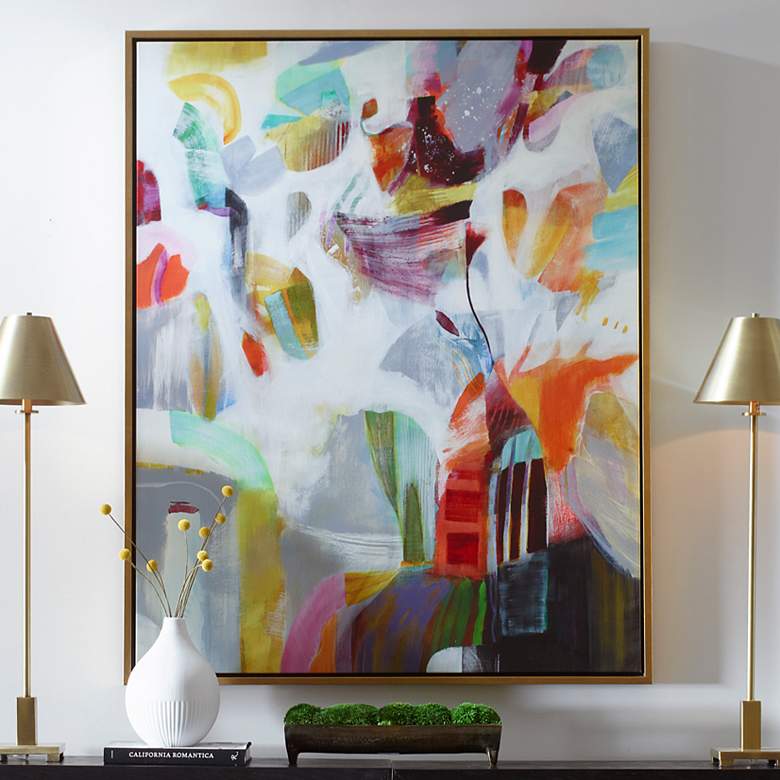Image 2 Uttermost Renewal 54 3/4" Framed Canvas