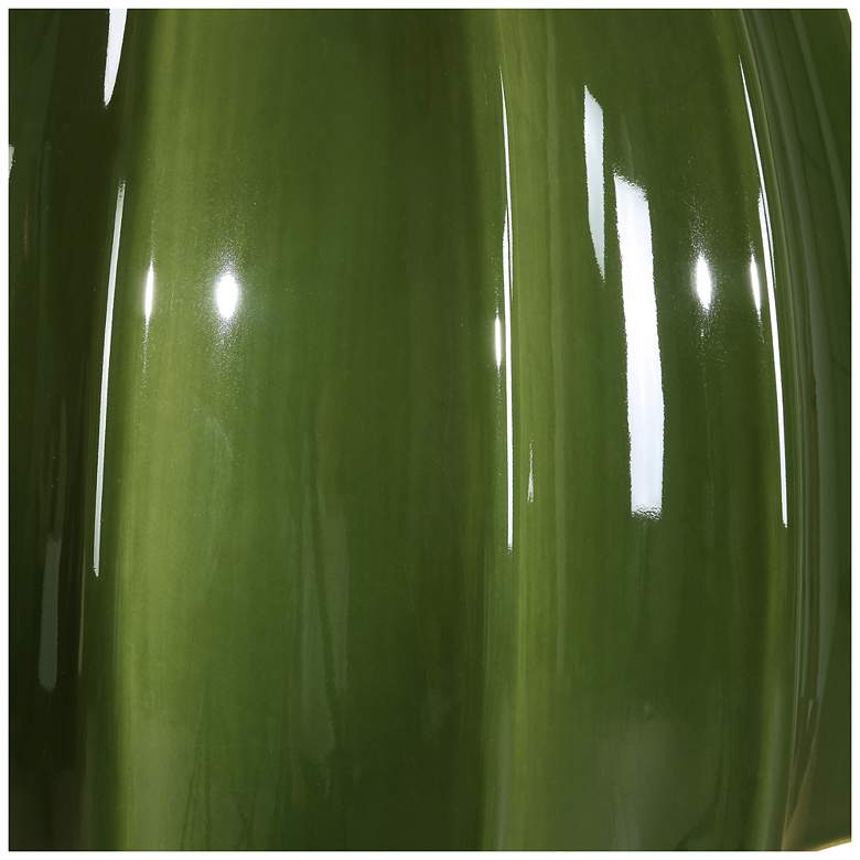Image 5 Uttermost Renna 25 1/2" Green Ceramic Table Lamp more views