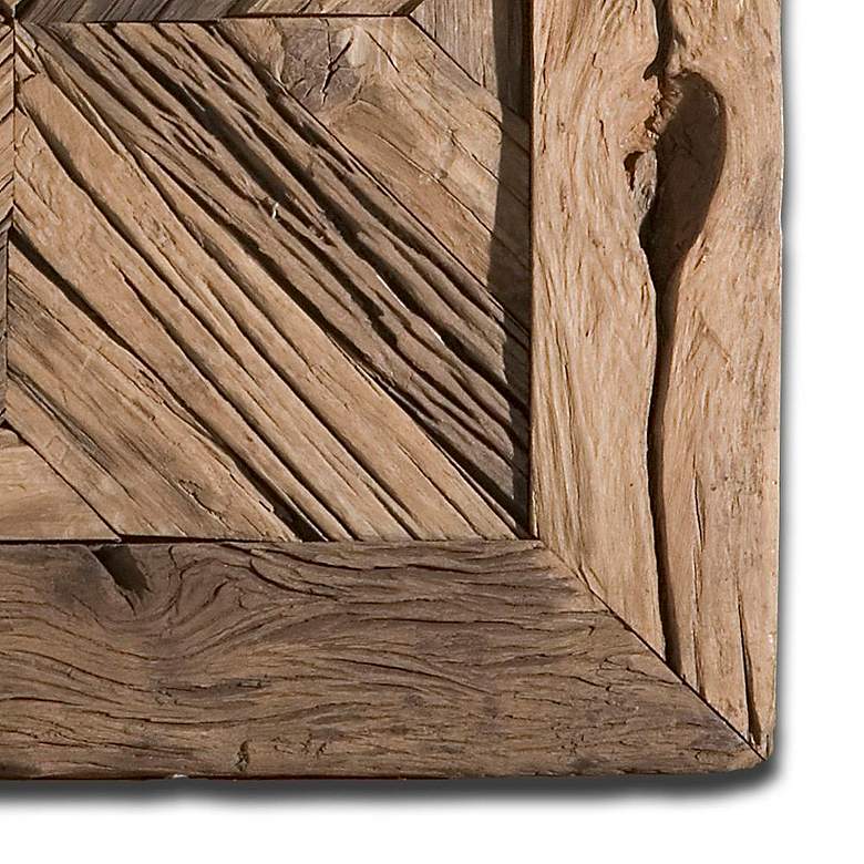 Image 3 Uttermost Rennick Rustic Pine Wood 21" Wide Wall Art more views
