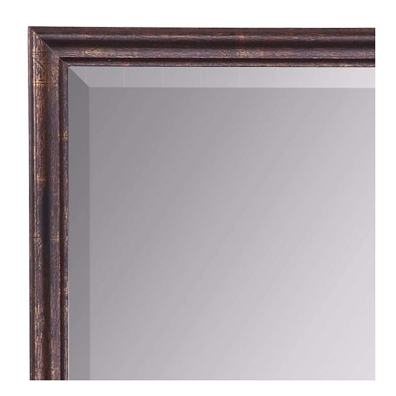 Image 3 Uttermost Renzo Bronze 20 inch x 32 inch Vanity Wall Mirror more views