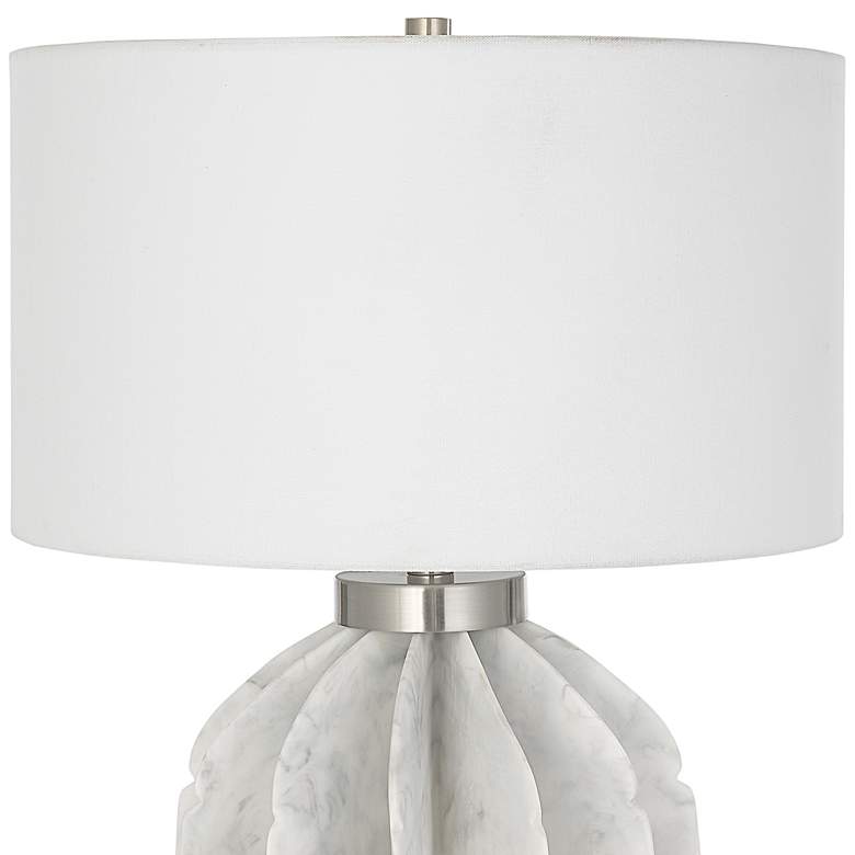 Image 3 Uttermost Repetition White Resin Table Lamp more views
