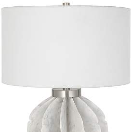 Uttermost Repetition White Resin Table Lamp more views