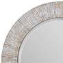 Uttermost Repose Natural Bamboo 36" Round Wall Mirror in scene