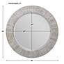 6_Uttermost Repose Natural Bamboo 36" Round Wall Mirror more views