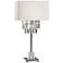Uttermost Resana Crystal and Polished Nickel Table Lamp