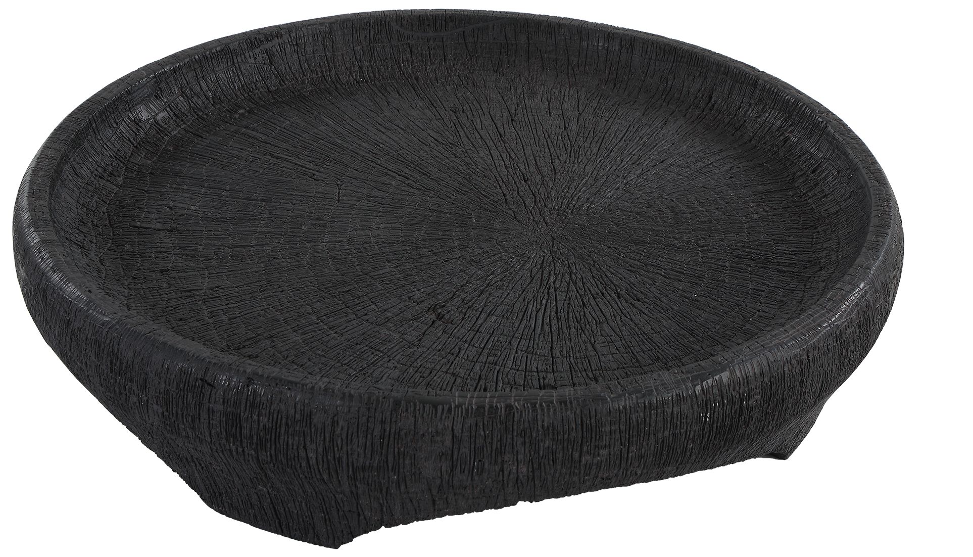 Image 2 Uttermost Resonance 25" W x 5 1/2" H Black Outdoor Bowl