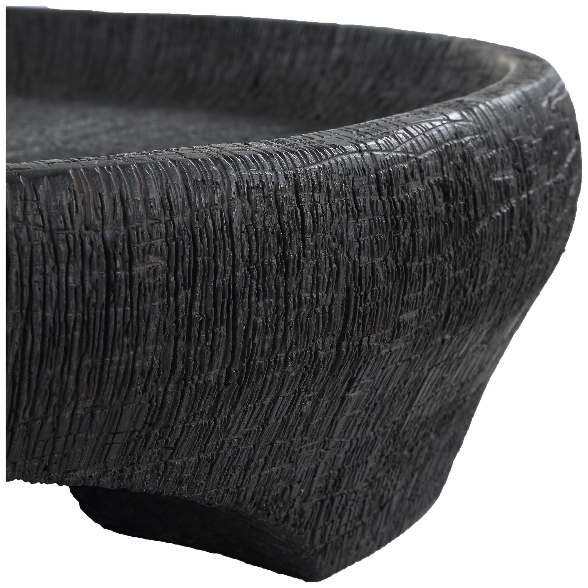 Image 7 Uttermost Resonance 25" W x 5 1/2" H Black Outdoor Bowl more views