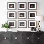 1_Uttermost Resting Bunny 9-Piece Framed Prints