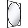 5_Uttermost Revel Black 34" Square Modern Wall Mirror more views