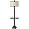 Uttermost Revolution 65 1/2" High End Table Floor Lamp