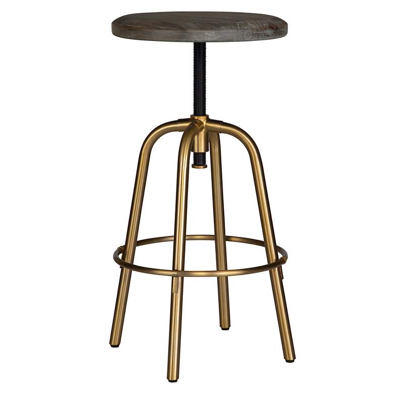 Image 5 Uttermost Revolve 24" to 30" Adjustable Counter Stool more views