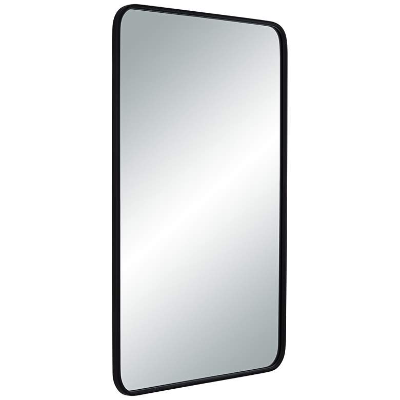Image 6 Uttermost Rexi 24" x 38" Black Rectangular Wall Mirror more views
