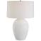 Uttermost Reyna 28 1/2" High White Ceramic Table Lamp