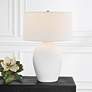 1_Uttermost Reyna 29" High Chalk White Ceramic Table Lamp