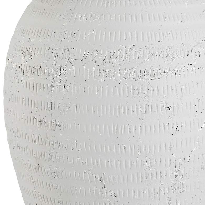Image 5 Uttermost Reyna 29" High Chalk White Ceramic Table Lamp more views