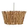 3_Uttermost Rhea 29 1/2" Wide 4 Lt Natural Wood Chandelier more views