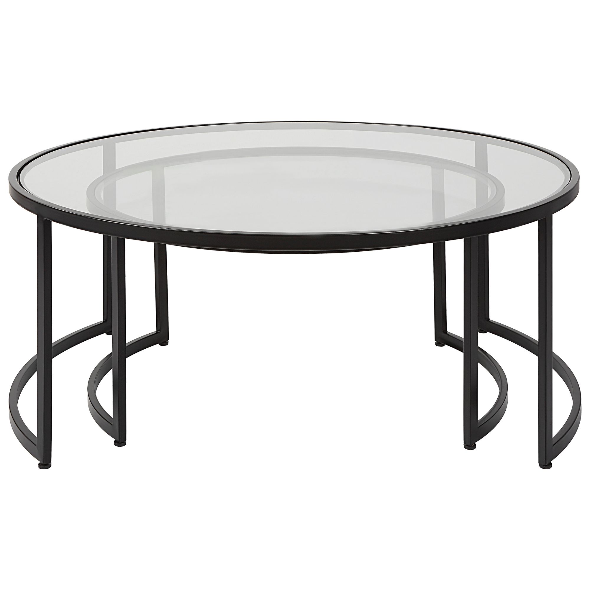 Image 4 Uttermost Rhea Black Nesting Coffee Tables, Set of 2 more views