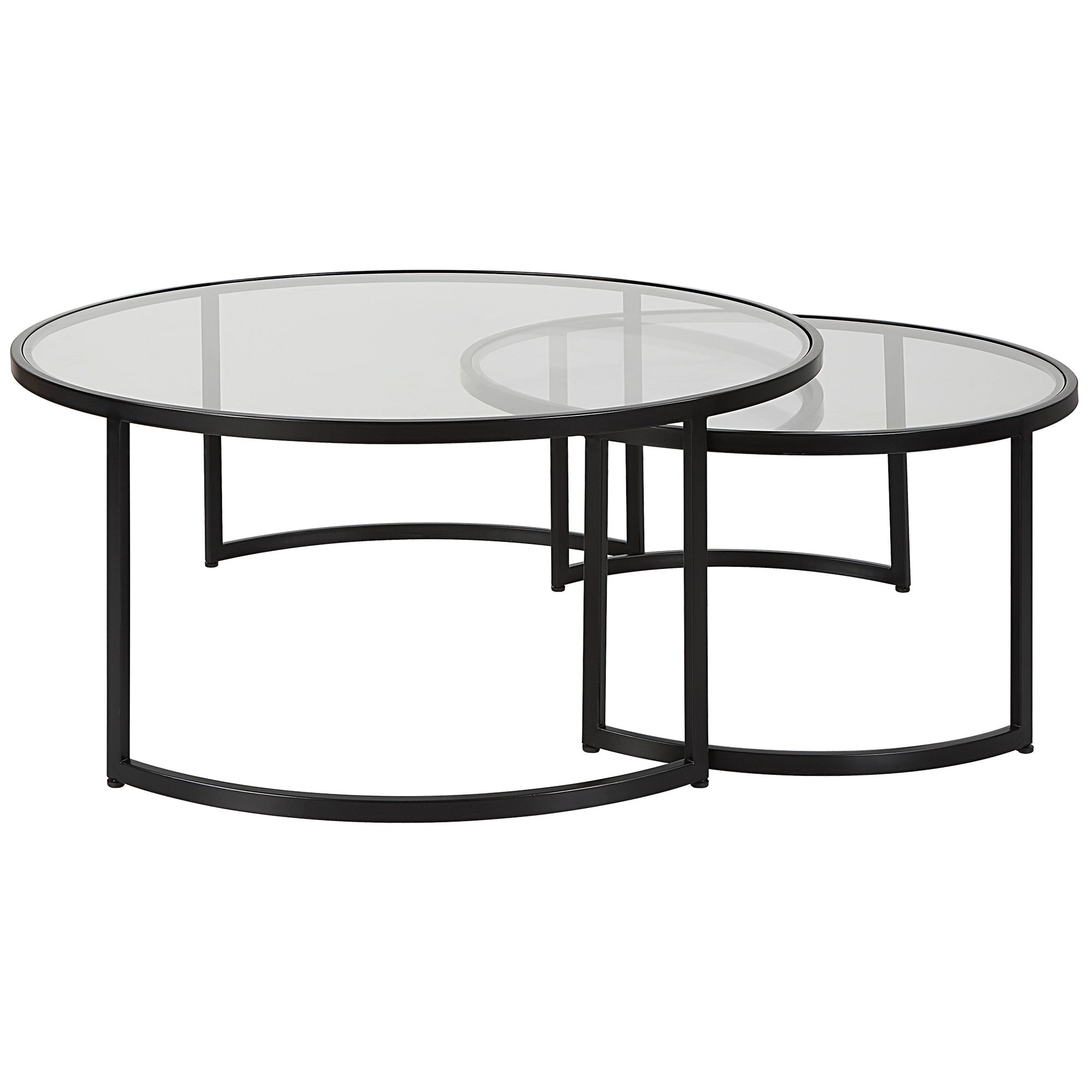 Image 6 Uttermost Rhea Black Nesting Coffee Tables, Set of 2 more views