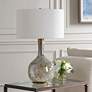 3_Uttermost Rhine Warm Brown and Smoke Gray Glass Table Lamp more views