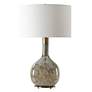 4_Uttermost Rhine Warm Brown and Smoke Gray Glass Table Lamp more views