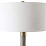 5_Uttermost Rhine Warm Brown and Smoke Gray Glass Table Lamp more views
