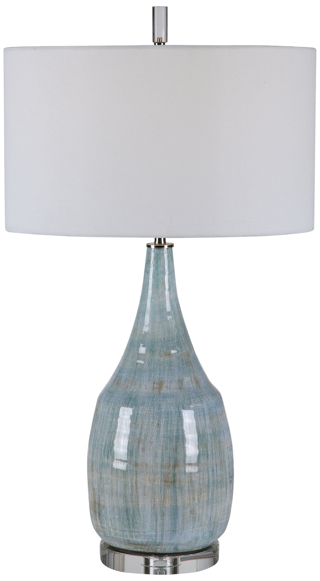 Image 2 Uttermost Rialta Aqua and Teal Ceramic Table Lamp