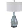 2_Uttermost Rialta Aqua and Teal Ceramic Table Lamp
