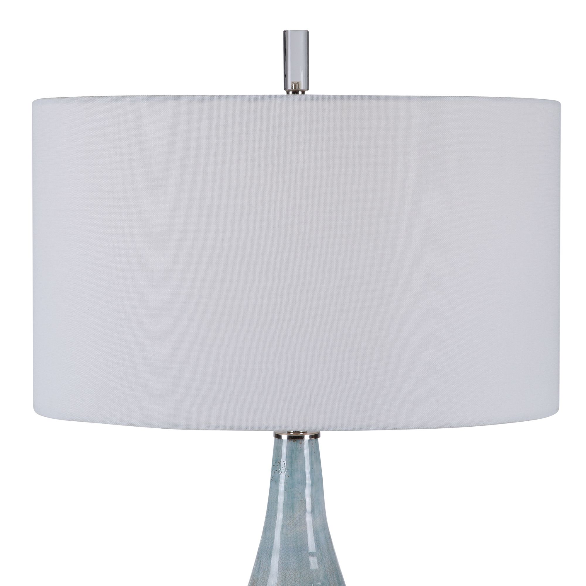 Image 3 Uttermost Rialta Aqua and Teal Ceramic Table Lamp more views
