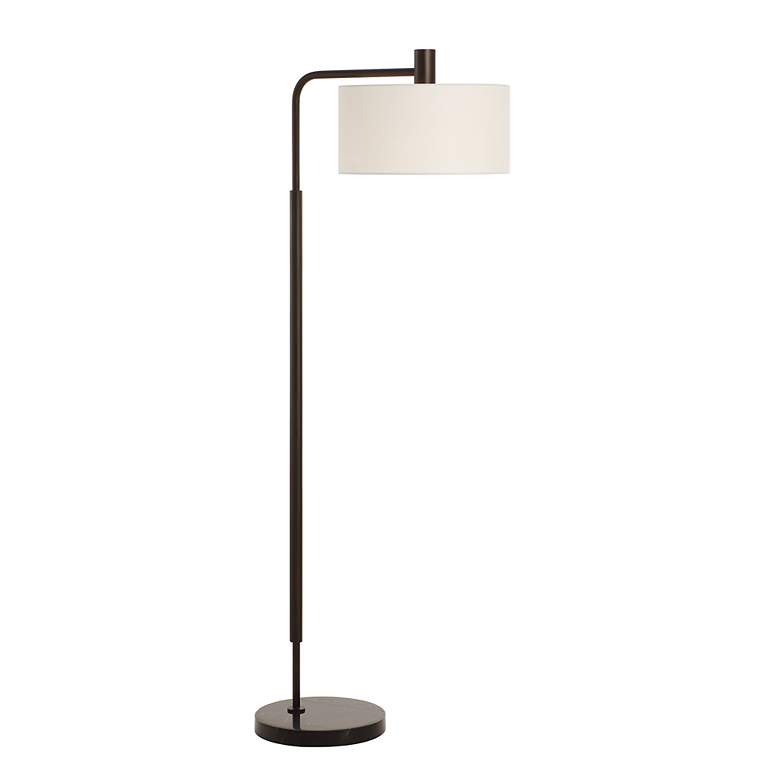 Image 2 Uttermost Richie 66" High Black Steel Floor Lamp