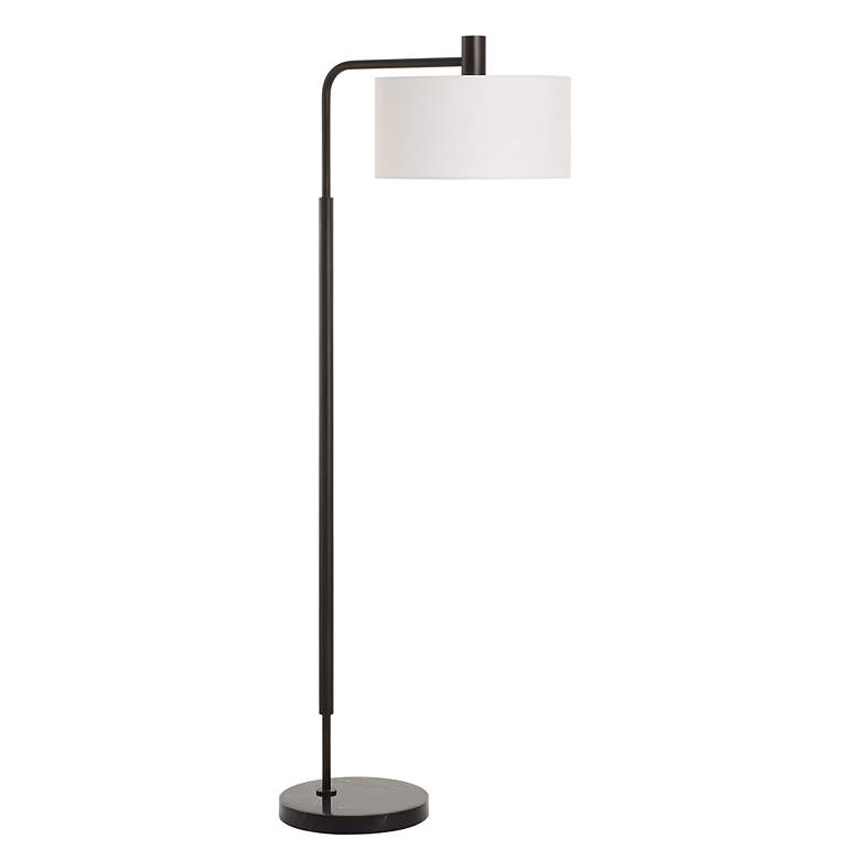 Image 4 Uttermost Richie 66" High Black Steel Floor Lamp more views