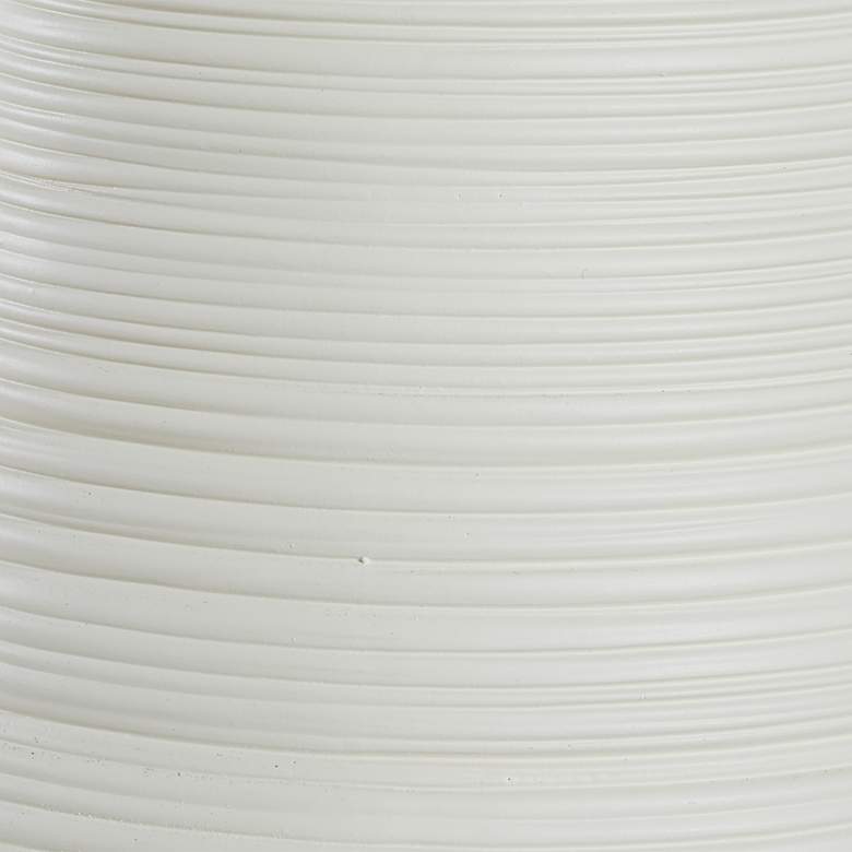 Image 6 Uttermost Ridgeline 29 3/4" High Matte White Ceramic Table Lamp more views