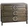 Uttermost Riley 42"W Weathered Walnut 3-Drawer Accent Chest
