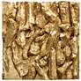 Uttermost Rio Gold Leaf 23 1/2" Square Wood Wall Decor
