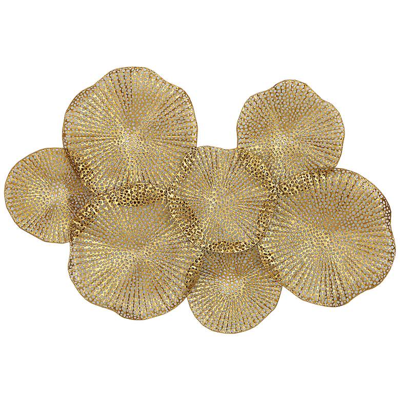 Image 2 Uttermost Ripley 47 1/4" Wide Gold Metal Wall Art