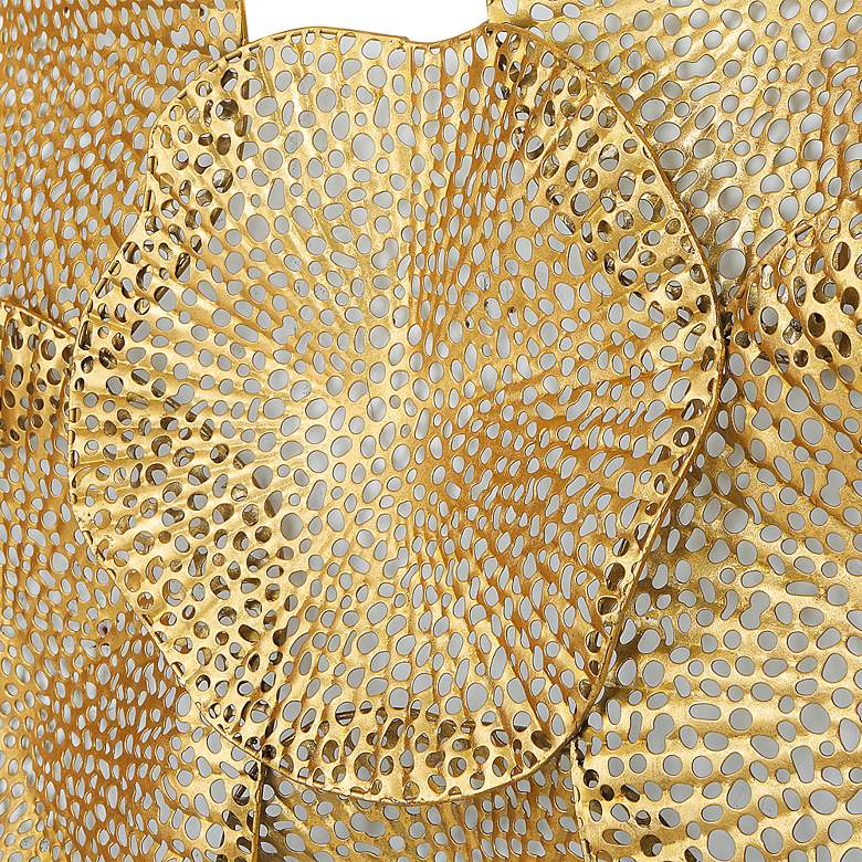 Image 4 Uttermost Ripley 47 1/4" Wide Gold Metal Wall Art more views